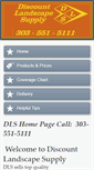 Mobile Screenshot of discountlandscapesupply.com
